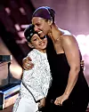 LOS ANGELES, CALIFORNIA - MARCH 14: (EDITORIAL USE ONLY. NO COMMERCIAL USE) Alicia Keys and her son Egypt Daoud Dean perform onstage at the 2019 iHeartRadio Music Awards which broadcasted live on FOX at Microsoft Theater on March 14, 2019 in Los Angeles, California. (Photo by Kevin Winter/Getty Images for iHeartMedia)