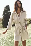 Zara mini lanena haljina s pojasom (35,95 eura)