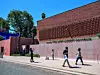 MARRAKECH, MOROCCO - AUGUST 21: Exterior view of the 'Musée Yves Saint Laurent' on August 21, 2018 in Marrakech, Morocco. (Photo by Arnold Jerocki/Getty Images)
