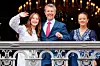 Tatin ponos su kćeri, prnceze Josephine i Isabella