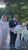 Mladenci su pustili leptire nakon obreda