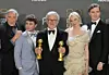 Judd Hirsch, Gabriel LaBelle, Steven Spielberg, Michelle Williams i Paul Dano