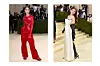 Ella Emhoff u kreaciji Adidas by Stella McCartney/ Gigi Hadid u Pradi