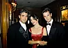 George Clooney, Karen Duffy i Noah Wyle na Miramaxovom partyju povodom dodjele Oscara 1995.