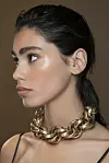 Alberta Ferretti zlatni choker