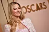Australian actress Margot Robbie attends the Oscar Nominees Luncheon at the Beverly Hilton in Beverly Hills, California, on February 12, 2024. (Photo by Valerie MACON/AFP)