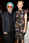 Michael Stipe i Tilda Swinton u New Yorku 2014.