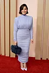 America Ferrera nosila je elegantnu haljinu s naborima australijskog dizajnera Alexa Perryja