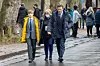 Dominic West i njegov sin Seamus kao princ William i Charles