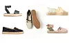 Espadrile na platformu H&M 19,99 eura/ prošivene espadrile Gucci 550 eura/ espadrile od platna H&M 29,99 eura/ espadrile s mašnom Castaner 832 kn/ espadrile različitog uzorka Fendi 590 eura