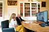 Embargoed until 2200 18072020….14/07/2020. London, United Kingdom. Boris Johnson and Carrie NHS Call.The Prime Minister Boris Johnson and his partner Carrie Symonds with their son Wilfred in the study of No10 Downing Street speaking via zoom to the midwifes that helped deliver their son at the UCLH. Picture by Andrew Parsons / No 10 Downing Street,Image: 545287907, License: Rights-managed, Restrictions: WORLDWIDE RIGHTS AVAILABLE. End users shall not licence, sell, transmit, or distribute any photographs represented by eyevine, to any third party., Model Release: no, Credit line: © No10 Crown Copyright / Eyevine / Profimedia