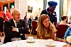 12/08/2019. London, United Kingdom. The Prime Minister Boris Johnson and his partner Carrie Symonds attend the PM's first reception inside No10 Downing Street, to mark the hard work of front line hospice Nurses and staff ., Image: 466651628, License: Rights-managed, Restrictions: WORLD RIGHTS - Fee Payable Upon Reproduction - For queries contact Avalon.red - sales@avalon.red London: +44 (0) 20 7421 6000 Los Angeles: +1 (310) 822 0419 Berlin: +49 (0) 30 76 212 251, Model Release: no, Credit line: Andrew Parsons / Parsons Media / Avalon Editorial / Profimedia