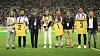 Hajduk je olimpijcima podijelio svoje počasne dresove.