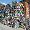 Bundles of plastic material for recycling,Image: 252340323, License: Rights-managed, Restrictions: , Model Release: no