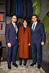 Martina Vrdoljak Ranilović, kreativna direktorica Varteksa, s braćom Sinković