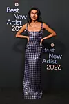 Spotify‘s 2026 Best New Artist Party held at The Lot on January 29, 2026 in Los Angeles, Ca. 29 Jan 2026,Image: 1070568761, License: Rights-managed, Restrictions: World Rights, Model Release: no, Pictured: Olivia Dean, Credit line: Tammie Arroyo/AFF-USA.com/MEGA/The Mega Agency/Profimedia