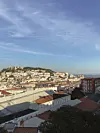 Pogled s vidikovca na brdašcu iznad centra.