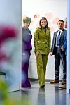 Princeza Elizabeta izgledala je sjajno u zelenkastom odijelu od baršuna