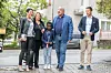 Kandidat za gradonacelnika Rijeke Nikola Ivaniš pristupio sa svojom obitelji glasovanju