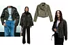 Jakna od umjetne kože Zara (49,95 eura)/ oversized kožna jakna By Melane Birger; Garderoba (1120 eura)/ kratka kožna jakna Bershka (39,99 eura)/ jakna od umjetne kože Mango (79,99 eura)