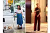 Kristin Davis u Stella McCartney topu i Balenciaga suknji/ Cynthia Nixon u kombinezonu brenda Likely i YSL platformama