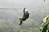 Boris na ziplineu u planinama Monteverdea