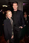 Kylie Minogue i Paul Solomons na eventu Versace x Frieze 2021.