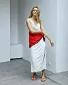 Haljina, Abercrombie&Fitch, marama Max&Co, natikače Madden girl. POTRAŽITE NA ZALANDO.HR