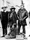 Obitelj na okupu u skijalištu Cortina D‘Ampezzo 1960., glumački velikan Jean Louis Trintignant sa suprugom Nadine i kćeri Marie
