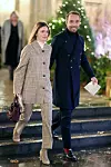 Alizee Thevenet i James Middleton ispred Westminsterske opatije nakon Božićnog koncerta u organizaciji njegove sestre