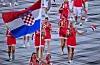 Zastavu je Sandra nosila s zlatnim olimpijcem iz Rija, Josipom Glasnovićem.