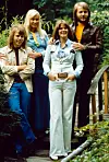 ABBA - Björn Ulvaeus, Agnetha Fältskog, Anni-Frid Lyngstad i Benny Andersson 1975. godine