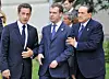 Silvio Berlusconi s tadašnjim francuskim predsjednikom Nicolasom Sarkozyjem i ruskim predsjednikom Dimitrijem Medvedevom 2009.