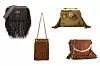 Dior Bobby torba (5700 funti)/ kožna hobo torba Saint Laurent (995 eura)/ torba od brušene kože Balmain (13,635 kn)/ mini torba s resama CCC (119 kn - akcijska cijena)
