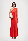 Materiel SHOULDER SCARF MAXI DRESS - Koktel haljina/svečana haljina - red - 446,95 eura