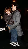 Colin Farrell sa sinom Jamesom u Dublinu 2009.