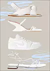 Kožnate sandale Miu Miu 590 eura, Net-a-Porter / Natikače Rejina Pyo 450 eura, Net-a-Porter / Tenisice Air Jordan 110 eura, Nike / Sandale s tankim remenjem 179,90 kn, Reserved