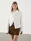 Massimo Dutti, pamučna asimetrična košulja 59,95 eura