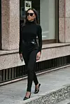 All black look u Milanu