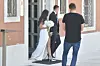 Helena Matić i Dominik Livaković kreću prema crkvi