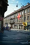 Rad Battiste Ilića - Crveni križ na pročelju zgrade u Ilici