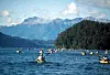 Tijekom utrke Raid Gauloises u Argentini veslao je jezerom San Carlos de Bariloche u istoimenom nacionalnom parku