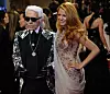 Karl Lagerfeld i Blake Lively na Met Gali 2011.