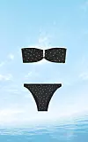 Bikini od tila s točkicama gornji dio 19,95 € i donji dio 19,95 €, Zara
