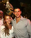 Jelena i Novak Đokovic u Dubaiju 2010.