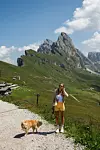 Kod planinskog grebena Seceda , smještenog u regiji Val Gardena