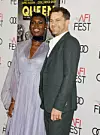 HOLLYWOOD, CA - NOVEMBER 14: Jodie Turner-Smith and Joshua Jackson attend the