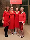 Prvi Dan crvenih haljina 2019.; Vesna Matijević, Dinah Vodanović, Arijana Lovrenčić Huzjan, Zdravka Poljaković Skurić