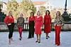 Organizacijski odbor Dana crvenih haljina: logopetkinja Dinah Vodanović, neurologinje Zdravka Poljaković Skurić, Svjetlana Šupe, Arijana Lovrenčić-Huzjan, Vesna Matijević i Marina Roje Bedeković