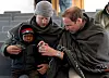 SEMONKONG, LESOTHO - JUNE 17: Prince Harry and Prince William put gloves on a young boy during a visit to a child education centre on June 17, 2010 in Semonkong, Lesotho. The two Princes are on a joint trip to Africa which takes in Botswana, Lesotho and finally South Africa. During that time they will visit a number of projects supported by their respective charities Sentebale (Prince Harry) and Tusk Trust (Prince William). The trip will culminate with the brothers watching the England vs Algeria World Cup match in Cape Town. (Photo by Chris Jackson/Getty Images)